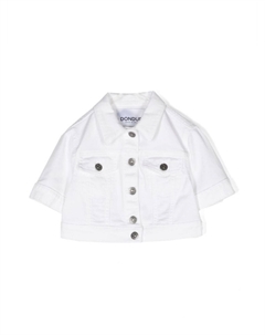 Джинсовая куртка с короткими рукавами, белый Dondup