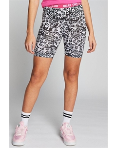 Велосипедные шорты Spin с животным принтом, черный Beat girlz club