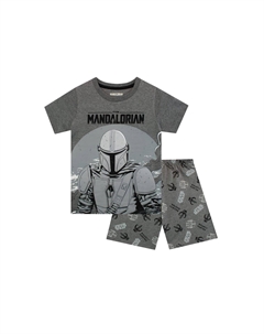Мандалорская короткая пижама, серый Star wars