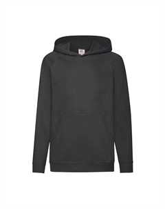 Легкая толстовка с капюшоном / толстовка с капюшоном, черный Fruit of the loom