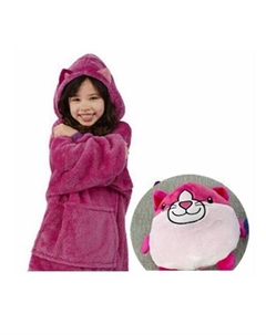 Детская толстовка с капюшоном Appdly Pet Snuggle превращается в мягкую игрушку, красный Leaper