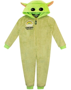 Флисовый комбинезон Baby Yoda «Все в одном», зеленый Star wars