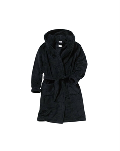 Простое флисовое платье, черный Bedlam