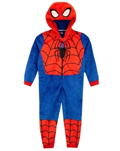 Флисовый комбинезон «Человек-паук» «Все в одном», синий Marvel
