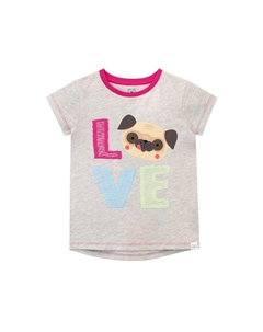 Футболка «Мопс с любовью», серый Harry bear