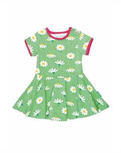 Платье mit Gänseblümchen Print, зеленый Toby tiger