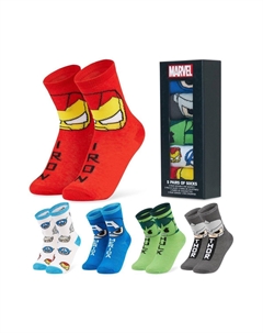 Носки «Мстители», набор из 5 шт., мультиколор Marvel