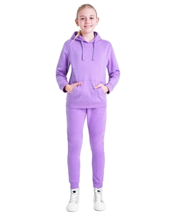 Неоновый спортивный костюм с капюшоном, фиолетовый Citycomfort