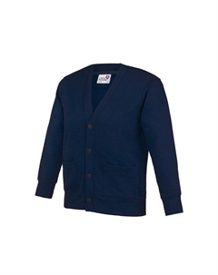 Школьный кардиган на пуговицах Academy, темно-синий Awdis