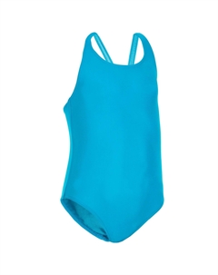 Сплошной купальник Decathlon, синий Nabaiji