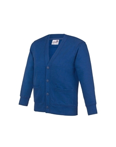 Школьный кардиган на пуговицах Academy, синий Awdis