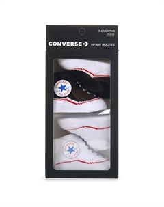 Детские пинетки, комплект из 2 предметов, черный Converse