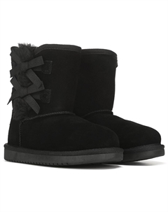 Детские короткие ботинки Victoria Little/Big Kid, черный Koolaburra by ugg