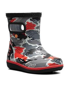 Детские водонепроницаемые дождевые сапоги Skipper II для малышей, черный Bogs°