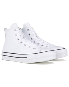 Детские высокие кеды Chuck Taylor All Star Lift Big Kid, белый Converse
