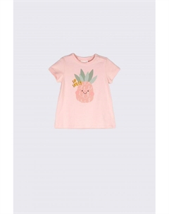 Футболка с короткими рукавами розовый с принтом Coccodrillo