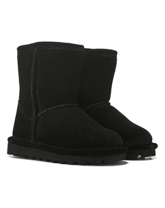 Детские короткие водонепроницаемые ботинки Elle на молнии для малышей/маленьких детей, черный Bearpaw