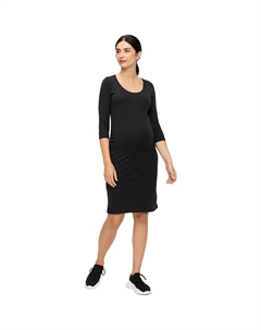 Короткое платье Lea Maternity, черный Mamalicious