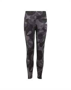 Леггинсы Essentials Aeroready Seasonal Print High-Waist 7/8, серый Adidas
