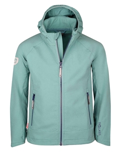 Куртка софтшелл Kvalvika, бирюзовый Trollkids