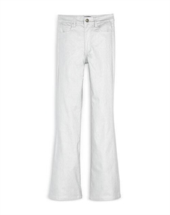 Брюки Bootcut с металлизированным покрытием Jett для девочек – Big Kid, цвет Silver Katiejnyc