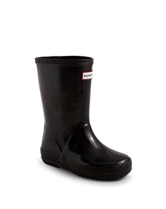 Глянцевые дождевые сапоги унисекс First Gloss — Walker, Toddler, Little Kid, цвет Black Hunter