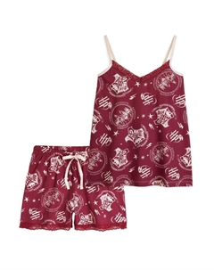 Короткий пижамный комплект, красный Harry potter