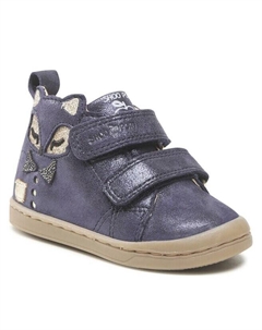 Сапоги KikkiFoxy Scratch, темно-синий Shoo pom