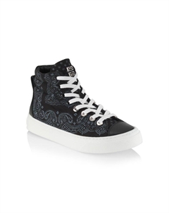 Детские высокие кроссовки с банданой, черный Givenchy