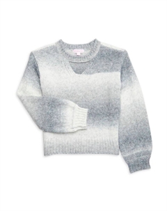 Свитер с космическими красками для девочек, цвет Grey White Design history