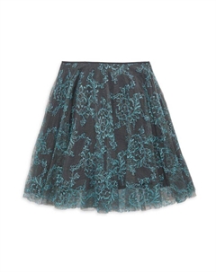 Кружевная юбка для маленьких девочек и девочек, цвет Bright Blue Burberry