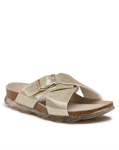 Шлепанцы M, золото Superfit