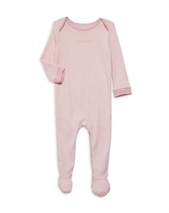 Полосатая футболка для маленьких девочек, розовый Calvin klein