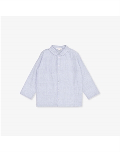 Хлопковая рубашка с длинными рукавами и полосками Aloe для 3–12 лет, темно-синий Caramel