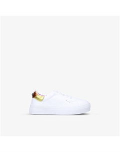 Кожаные кроссовки на платформе Mini Laney Eagle 7-9 лет London, цвет mult/other Kurt geiger