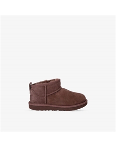 Классические ботильоны Ultra Mini из овчины 7-9 лет, коричневый Ugg