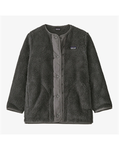 Флисовый кардиган для девочек Los Gatos, серый Patagonia