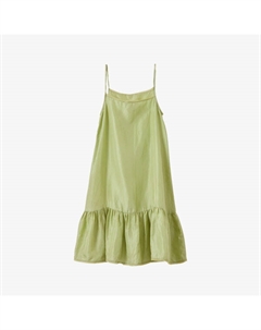 Шелковое платье-комбинация Grape 3-12 лет, цвет almond Caramel