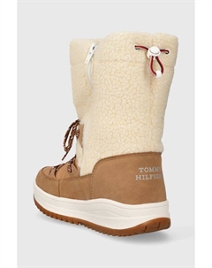 Детские зимние ботинки, коричневый Tommy hilfiger