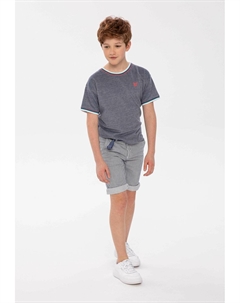 Футболка с принтом TWO TONE SHORT SLEEVE, цвет blue Minoti