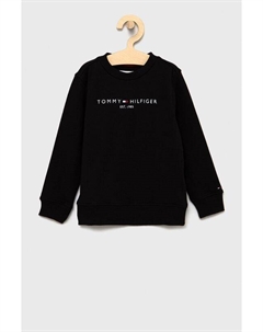 Детская хлопковая толстовка, черный Tommy hilfiger