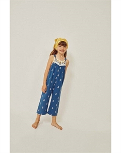 Детский комбинезон на молнии, синий Zippy