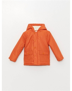Пальто для маленьких мальчиков с капюшоном и длинными рукавами, апельсин Lcw eco