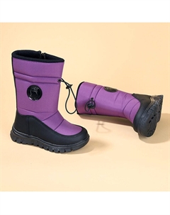 Зимние ботинки Noah на молнии для девочек/мальчиков KİKO KİDS, фиолетовый Kiko kids
