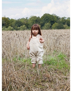 Мягкие и удобные детские комбинезоны из флиса из шерпы, крем The little tailor