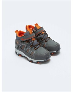 Трекинговые ботинки для мальчиков со шнурками и липучками, темно-серый Lcw steps