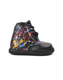 Детские ботинки Arz 2301001-P Черные из овчины Ayakmod