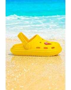 Тапочки для девочек в детском саду Eva Beach, бассейн, Twg 755 KİKO KİDS, желтый Kiko kids