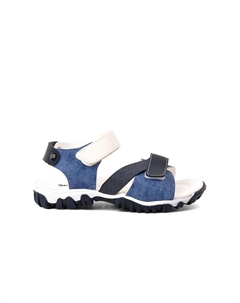 Синие ортопедические сандалии для мальчиков на липучке 60р. Ayakmod