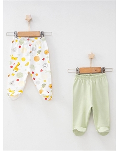 Ботильоны из двух частей с одинарной нижней частью и рисунком животных 7303, зеленый Myhanne